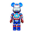 Iron Man 3 Iron Patriot 400% Bearbrick Action Figure